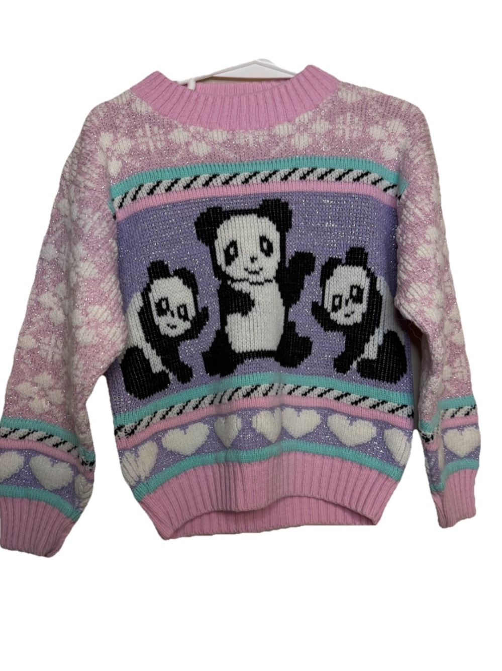 Vintage Adele Knitwear Girls Sweater Fairy Kei 1980’s size 4